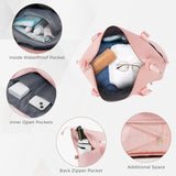 Luggage Sets 5 Piece, 20-inch with USB Port, ABS Durable Suitcase with Travel Bag, ABSPC Hard Shell N726P265424P