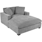 Mirod 53.5''*70.9'' Oversized Chaise, Lounge Chair - Classic Design, Soft Fabric, Easy Assembly, N760P196662E