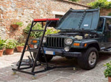 400 LBS Capacity Heavy Duty Topside Creeper with 4-Level Height Adjustable, Foldable Automotive 12685717