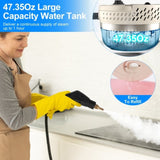 Handheld High Temperature Pressure Steam Cleaner - 2500W, 3 Bar Pressurized Steam, 6 Steam Settings, 98530146