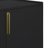 U_Style Storage Cabinet Sideboard Wooden Cabinet with 4 Doors for Hallway, Entryway, Living Room, WF317431AAB