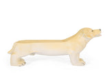 MGO DOG BENCH, Outdoor Bench, Light Brown, No Assembly Required 84420456