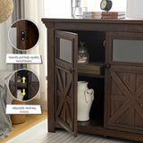 ZUN 2 Doors Large Buffet Sideboard Bar Wine for Entryway Living Room Buffet W2275P149112