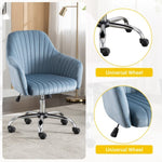 ZUN Accent chair Modern home office leisure chair with adjustable velvet height and adjustable W1807P149917