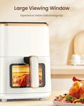 ZUN VEWIOR Air Fryer, 5.3Qt Airfryer with Viewing Window, 7 Custom Presets Large Air Fryer Oven with 26334748