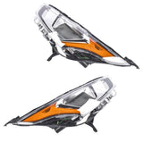 2pcs Left & Right Headlight Assembly Halogen with Bulb Fit for Ford Transit 2019-2023 KT1Z13008B 14796333