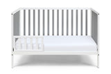 Deux Remi 3-in-1 Convertible Island Crib White/Gray B02263769