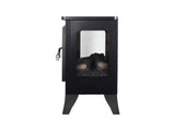 21 inchThree-sided Freestanding Electric Fireplace Stove heater with 3D Flame effect with remote 84633594