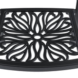 Cast Aluminum Patio Dining Chair 4PCS With Black Frame and Cushions In Random Colors W1710P166052
