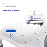 360 Degree Shower Chair Swivel,Portable Seat with Armrests and Back, Adjustable Height Seat for 35455994