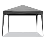 ZUN 10'x10' Gazebo Waterproof Outdoor Canopy Patio Tent Party Tent for Wedding BBQ Cater, Black 35412420