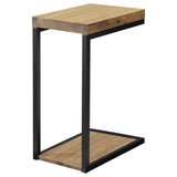 Black and Antique Nutmeg Snack Table B062P145588