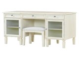 2-in-1 Vanity Desk with Flip-Top Mirror, Dressing Table Set with Drawer & Cabinet, Multi-Functional 45102878