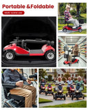 Folding Mobility Scooter for Adult - HEINSY Powered Mobility Scooter All Terrain Motorized Scooter W3278P289139