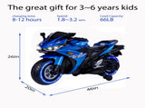 kids motorcycle, 12V motorcycle for kids 3 4 5 6 years Boys Girls 12v7ah kids motorcycle ride on toy 40362025