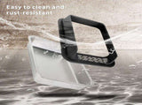 black L10 Stainless steel cat litter box, made of thickened material to prevent scratching and 67703074