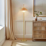Rattan Weave Shade Floor Lamp B035P264531