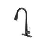 ZUN Kitchen Faucets with Pull Down Sprayer, Kitchen Sink Faucet with Pull Out Sprayer, Fingerprint 88256761