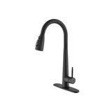 ZUN Kitchen Faucets with Pull Down Sprayer, Kitchen Sink Faucet with Pull Out Sprayer, Fingerprint 88256761