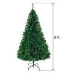 ZUN 8FT Christmas Tree with 1454 Branches 05332337