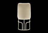 Emrald Modern Style 2PC Dinning Chairs made with wood and Gold Legs Beige B009P298421