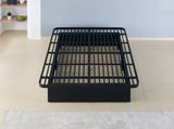 Modern Style Heavy Duty Cal King Size Bed base Frame made with Metal in Black B009P244676