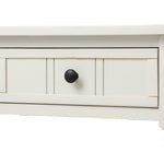 ZUN TREXM Daisy Series Console Table Traditional Design with Two Drawers and Bottom Shelf WF191267AAK