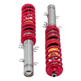 ZUN Street Suspension Coilover Kit fit for VW MK4 GOLF / GTI / JETTA / NEW BEETLE - Red 1999-2004 05971293