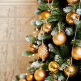 6FT Iron Leg White PVC 812 Branches Christmas Tree 46802039