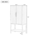 U_STYLE Sophisticated Oak Veneer Cabinet with multiple storage functions,Suitable for N711P210122A