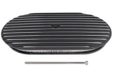 15" Oval Full Finned Black Aluminum Air Cleaner Filter Fits for SB & BB Chevy Ford 92093034