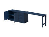 89.7''Wooden Sideboard with Extendable Table,Multifunctional Storage Cabinet with 2 Doors N711P334768V