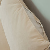 90.9"Modular L-shaped corner sofa, movable chaise facing left/right, 89386592