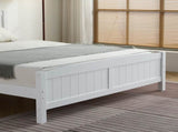 FCH Queen Pine Single-Layer Core Vertical Stripe Full-Board Curved Headboard With The Same Bed Tail 83746099