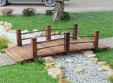 Wooden Garden Bridge Arc Footbridge 24972859