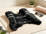 16 lbs Weighted Vest for Men & Women, Adjustable Fitness Vest with Reflective Stripes for Running & 97421215
