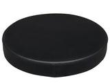 Semi PU Leather Nylon Wheel 300lbs Round Stool Plating Five-Star Feet Technician Stool Black 78090679