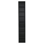 ZUN 8-Tier Media Tower Rack, CD DVD Slim Storage Cabinet with Adjustable Shelves, Tall Narrow Bookcase 75558810