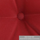 2 Pcs Set High Back Patio Chair Cushions, Tufted Rocking Chair Cushions, Adirondack Cushions for W419P287335