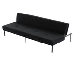 69.88 Inch Convertible Futon Sofa Bed, Multi-Functional Foldable Sofa with Polyester Upholstery, B347P506089