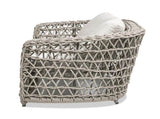 Everly 63.5" Woven Frame Barrel Deep Seating Patio Loveseat Sofa, Oat Beige Axroma Olefin B2719P245983