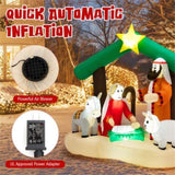 6.7 Feet Christmas Decoration with LED Lights 25797274