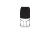 Emrald Modern Style 2PC Dinning Chairs made with wood and Steel Legs Black B009P298425