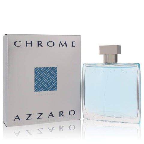 Chrome by Azzaro Eau De Toilette Spray 3.4 oz for Men FX-418648