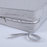 2 PCS Set 24x24 in Outdoor Deep Seat Cushion- Waterproof Fade-Resistant Patio Furniture Cushions 30408506