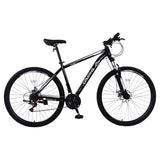 ZUN CamPingSurvivals 29in 21 Speed Load Bearing 150kg High Carbon Steel Mountain Bike Black 89131458