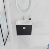 24 Inch Soft Close Doors Bathroom Vanity With Sink, For Small Bathroom, W999111975