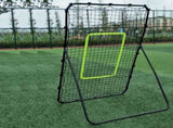 Professional Galvanized Steel Pipe Rebound Soccer/Baseball Goal Black 09423191