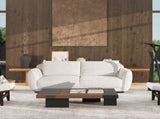 Sharon 84" Puffy Arm Sofa, Alpaca Off-White Chenille B2719P238353