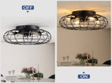 15.7'' Low Profile Bladeless Ceiling Fan with Lights Kit and Remote 6 Wind W3775P385462